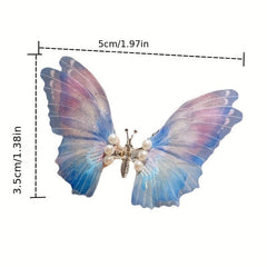 Y2K Gradient Butterfly Hair Clip for Women Girls