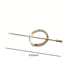 Metal Hairpin Back Head Ponytail Updo Styler Hair Stick Hair Accessories