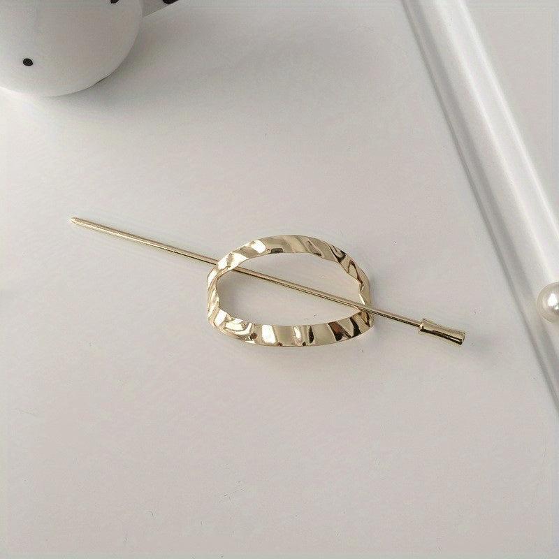 Metal Hairpin Back Head Ponytail Updo Styler Hair Stick Hair Accessories