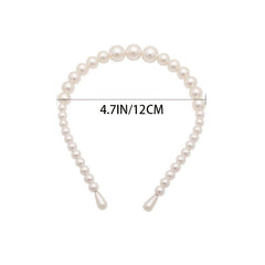 3pcs Faux Pearl Headband Hair Accessories for Wedding Party