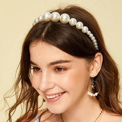 3pcs Faux Pearl Headband Hair Accessories for Wedding Party