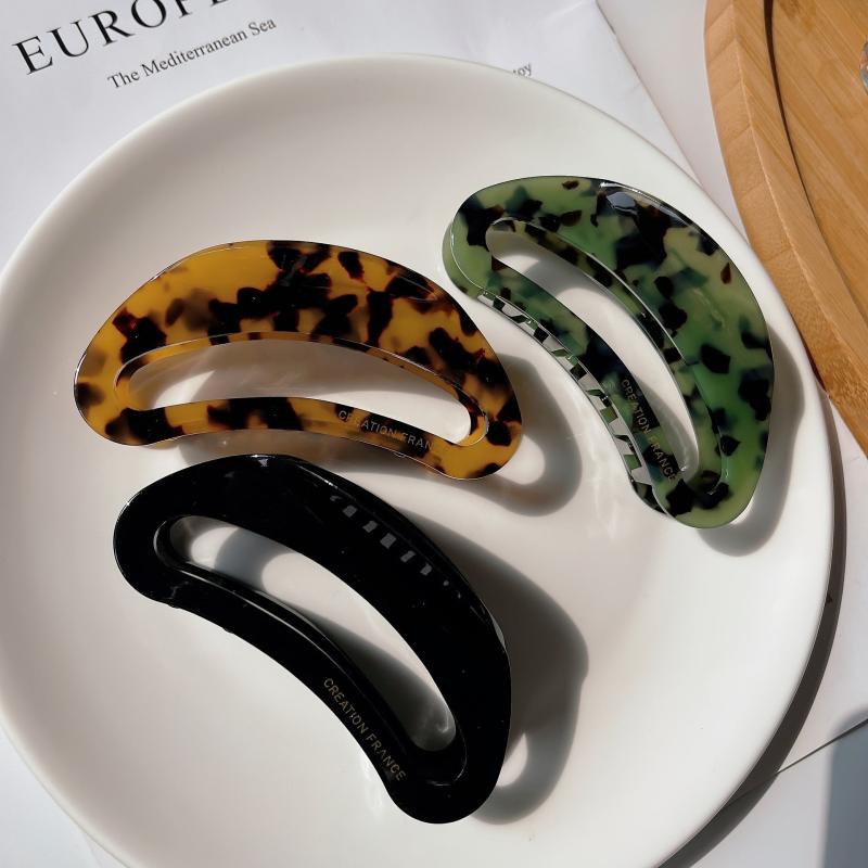 Acetic Acid Hair Claw Clip French Non Slip Strong Hold Grip Hair Jaw Clip