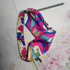 Silk Headwear Elastic Hair Accessories For Women Girls