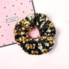 Sequin Hair Tie Scrunchie Ponytail Holder Elastic Hair Rope