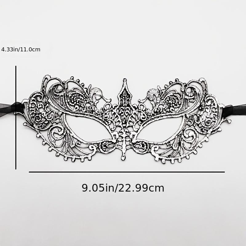 Halloween Party Lace Mask - Half Face Styling, Sexy Costume Party Mask