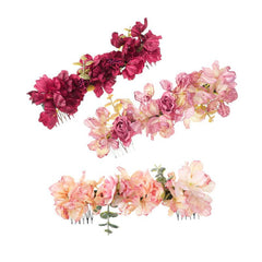 Bohemian Style Flower Hair Comb for Women