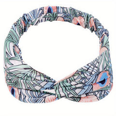 Women's Cross Leather Hair Bands Multicolor Bundle
