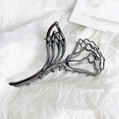 3pcs Flower Leaf Hair Claw Clip Hollow Ponytail Holder Hair Accessories