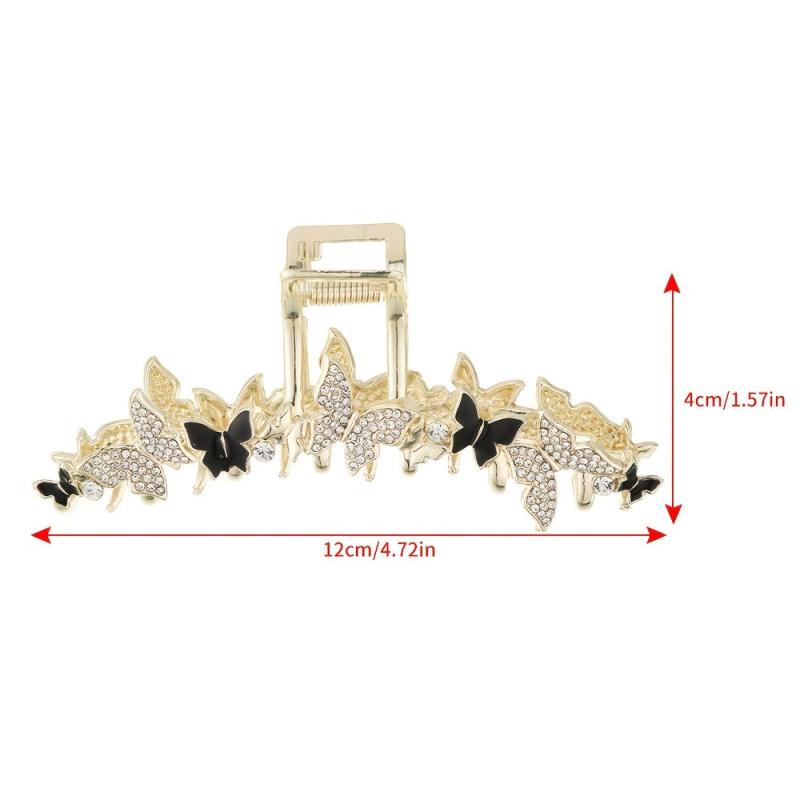 Faux Pearl Flower Hair Claw Clips Non Slip Strong Hold Grip Hair Jaw Clip
