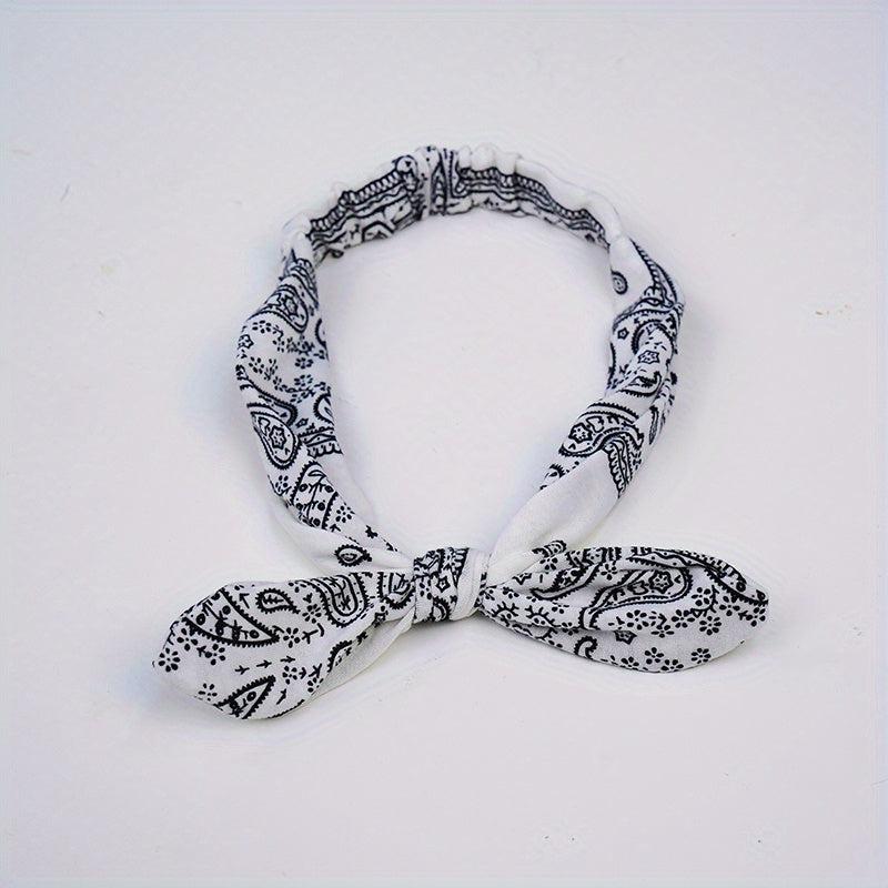 Vintage Boho Headband Non Slip Hair Scarf Hair Accessories Women