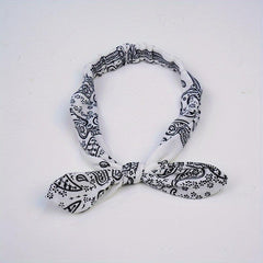 Vintage Boho Headband Non Slip Hair Scarf Hair Accessories Women