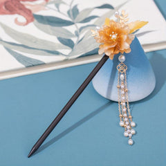 Wooden Hairpin Ancient Style Hair Stick Ponytail Holder