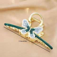 Butterfly & Tulip Hair Claw Banana Clip Non Slip Hair Accessory