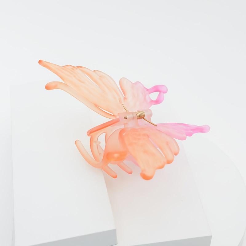 Gradient Butterfly Hair Claw Clip Strong Grip Thick Hair Accessories