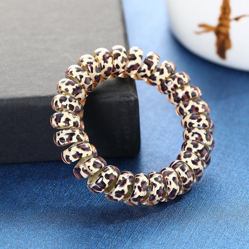 Leopard Pattern Hair Tie Ponytail Holder Hair Accessories