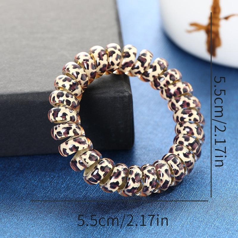 Leopard Pattern Hair Tie Ponytail Holder Hair Accessories