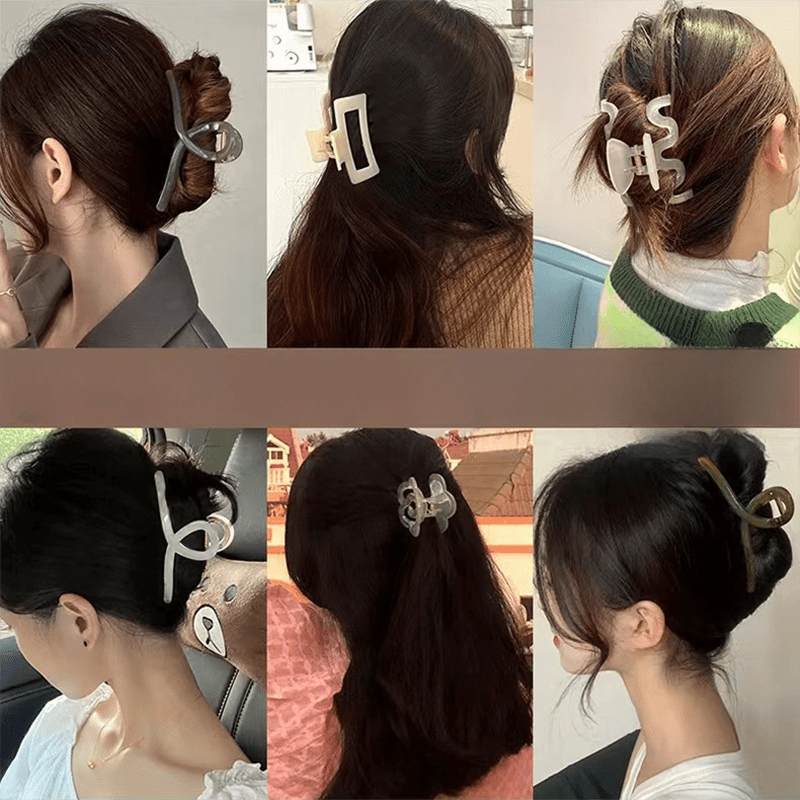 67pcs Hair Accessories Set Claw Clip Elastic Hair Tie Sweet Duckbill Clip