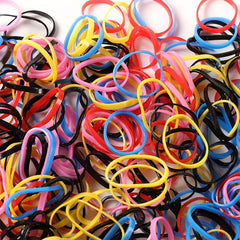 1000pcs Small Elastic Hair Tie No Damage Baby Rubber Band Hair Rope Hair Accesso