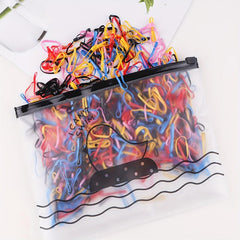 1000pcs Small Elastic Hair Tie No Damage Baby Rubber Band Hair Rope Hair Accesso