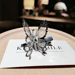 Alloy Butterfly Hair Clip Embroidery Hair Accessories