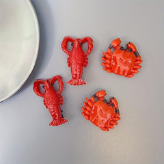 2pcs Sea Animal Hair Clip Crab Duck Billed Clip for Women Girls