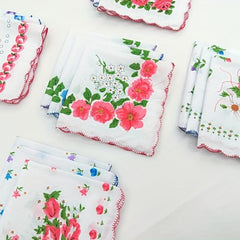 27 94 Cm Lightweight Print Handkerchief Mix Flower Packing For Women