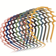 Wavy Headband Solid Hair Band Teeth Hair Band for Women Girls