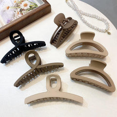 Resin Solid Hair Claw Clip Strong Hold Grip Hair Jaw Clip