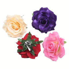 Rose Hair Clip for Women Girls Wedding Party
