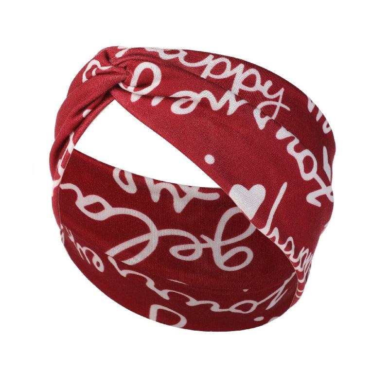 Women's Retro Knotted Headband for Yoga and Sports