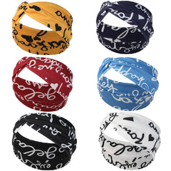 Women's Retro Knotted Headband for Yoga and Sports