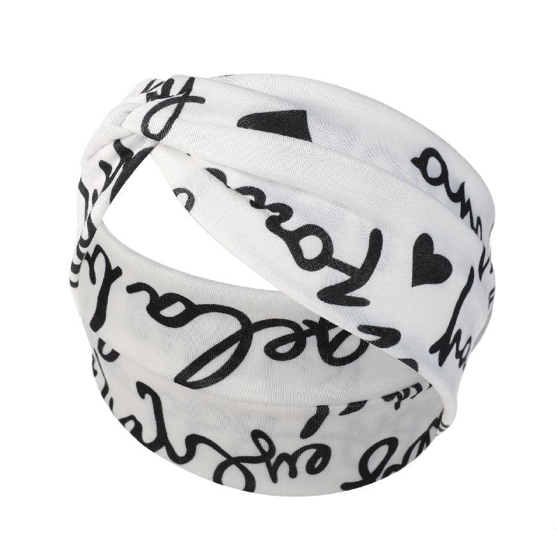 Women's Retro Knotted Headband for Yoga and Sports