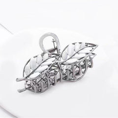 Opal Leaf Hair Claw for Women