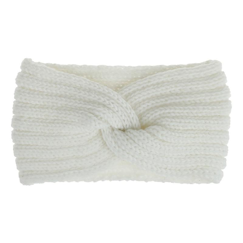 Women Knitted Headbands Twist Knotted Stretchy Hair Bands Hair Accessory