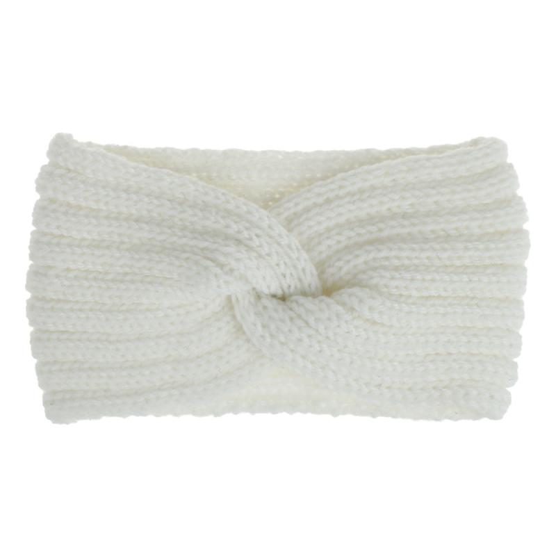 Women Knitted Headbands Twist Knotted Stretchy Hair Bands Hair Accessory
