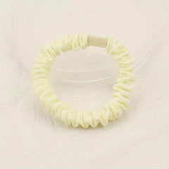 Skinny Scrunchies Soft Elastic Set for Women Girls Hair Accessories