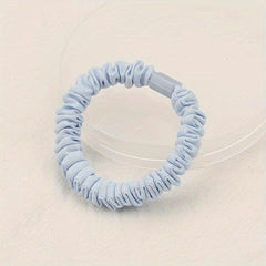 Skinny Scrunchies Soft Elastic Set for Women Girls Hair Accessories
