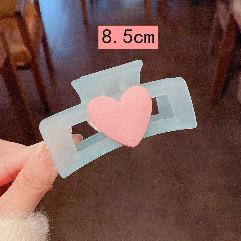 Pink Heart Hair Clip Hairpin Accessories