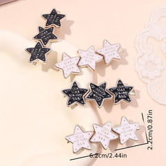 4pcs Sweet Star Hair Clip for Women Girls
