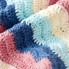 Colorful Wavy Crochet Triangle Scarf Handkerchief Headband