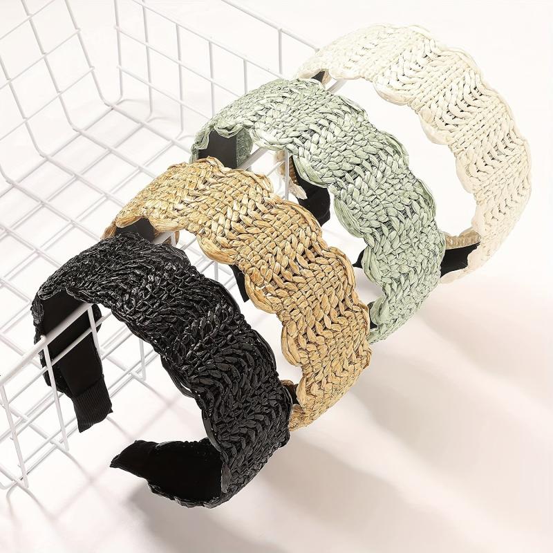 Bohemian Lace Hairband Retro Ethnic Style Wide Brim Head Buckle Hair Accessories