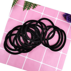 50pcs Solid Rubber Band Ponytail Hair Rope Hair Accessories