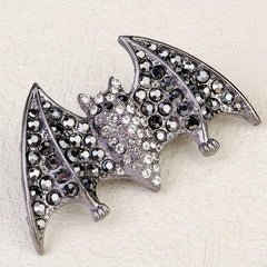 Rhinestone Bat Hair Clips French Barrette Hair Pins