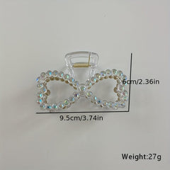 Rhinestone Hair Claw Clips Strong Hold Ponytail Jaw Clips