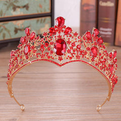 Princess Tiara Crown Rhinestone Headband for Wedding Prom Party