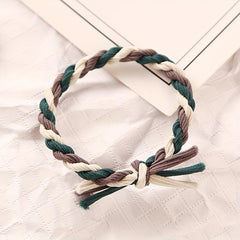 2pcs Braid Hair Rope Knotted Hair Tie Ponytail Elastic Hair Tie Hair Accessories