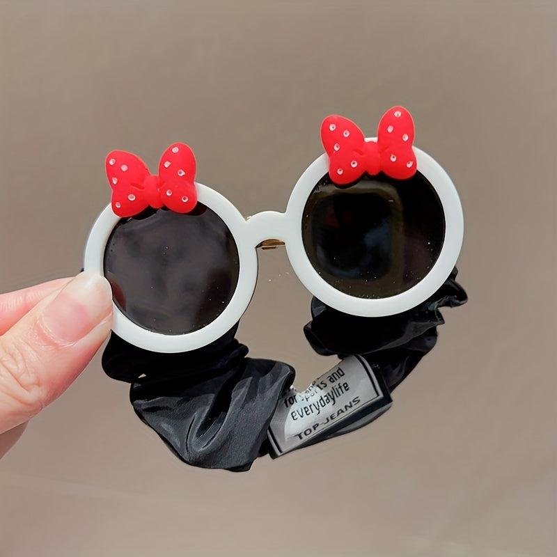 Kids Sunglasses Scrunchie Hair Rope Ponytail Accessories