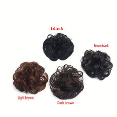4pcs Messy Hair Bun Scrunchies Curly Chignon Hair Accessories for Women