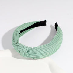 Knotted Wide Brim Hair Hoop Cross Hair Accessories