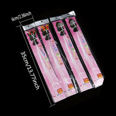 LED Glitter Hair Clip Colorful Butterfly Braid Prom Glow Accessories
